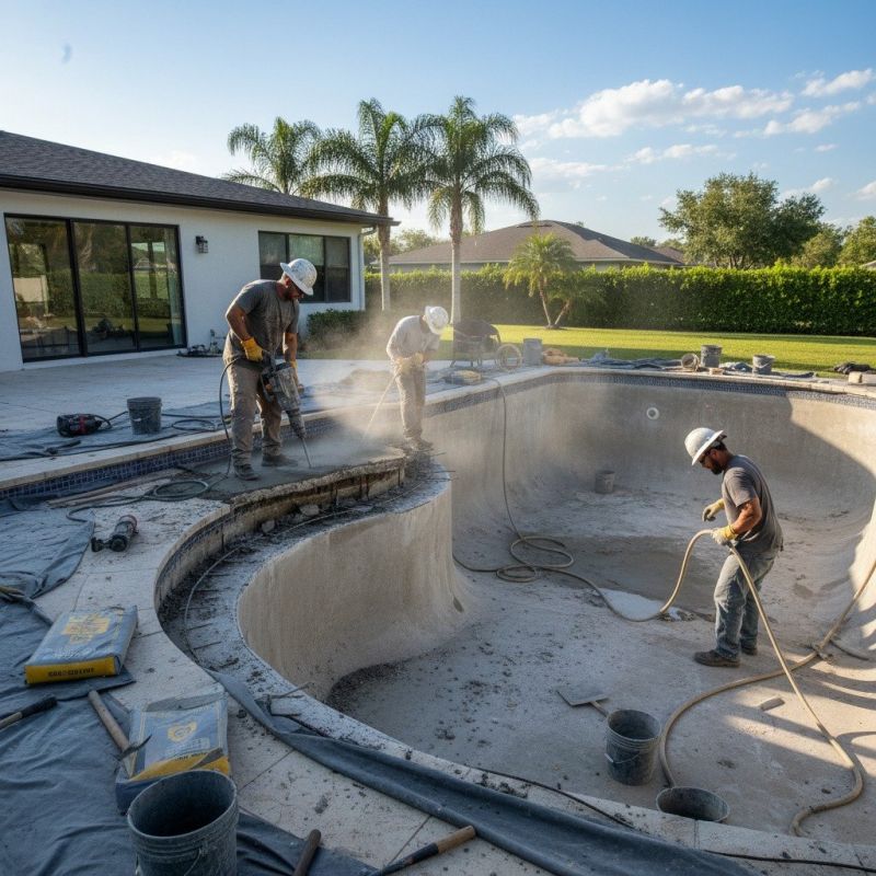 Gunite Installation