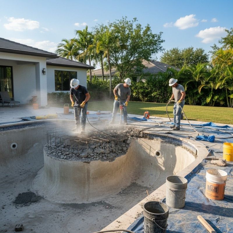 Gunite Installation