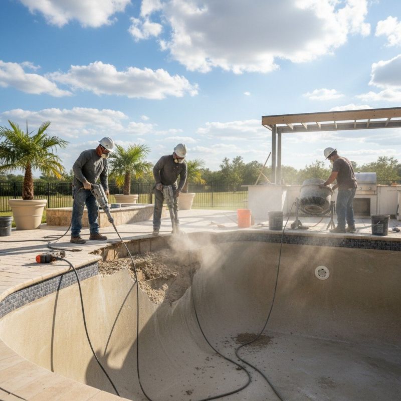 Gunite Installation